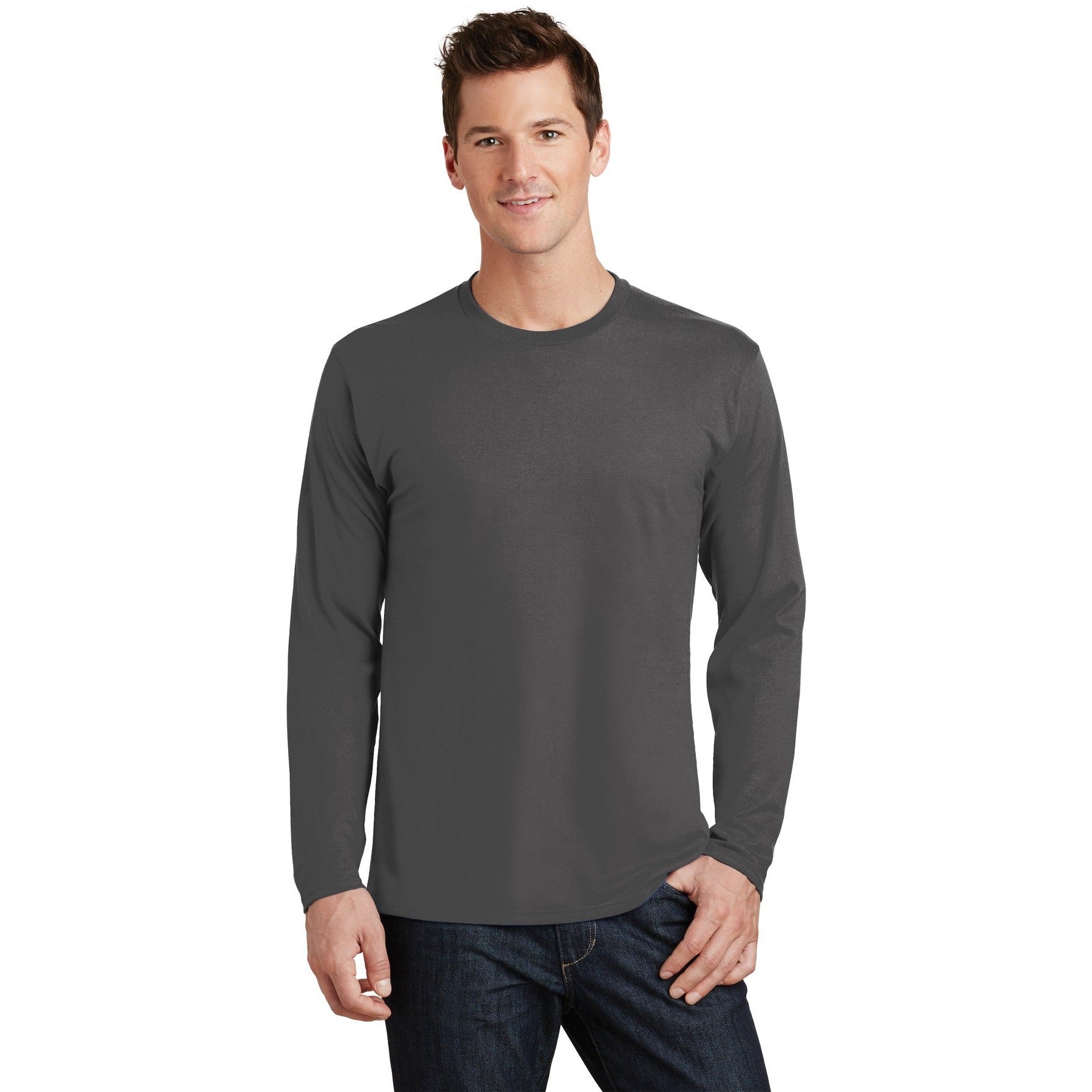 Port & Company-Port & Company® Long Sleeve Fan Favorite Tee. PC450LS-MedTech-6